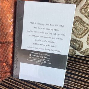 Dear John White and Black Sketchbook Tool